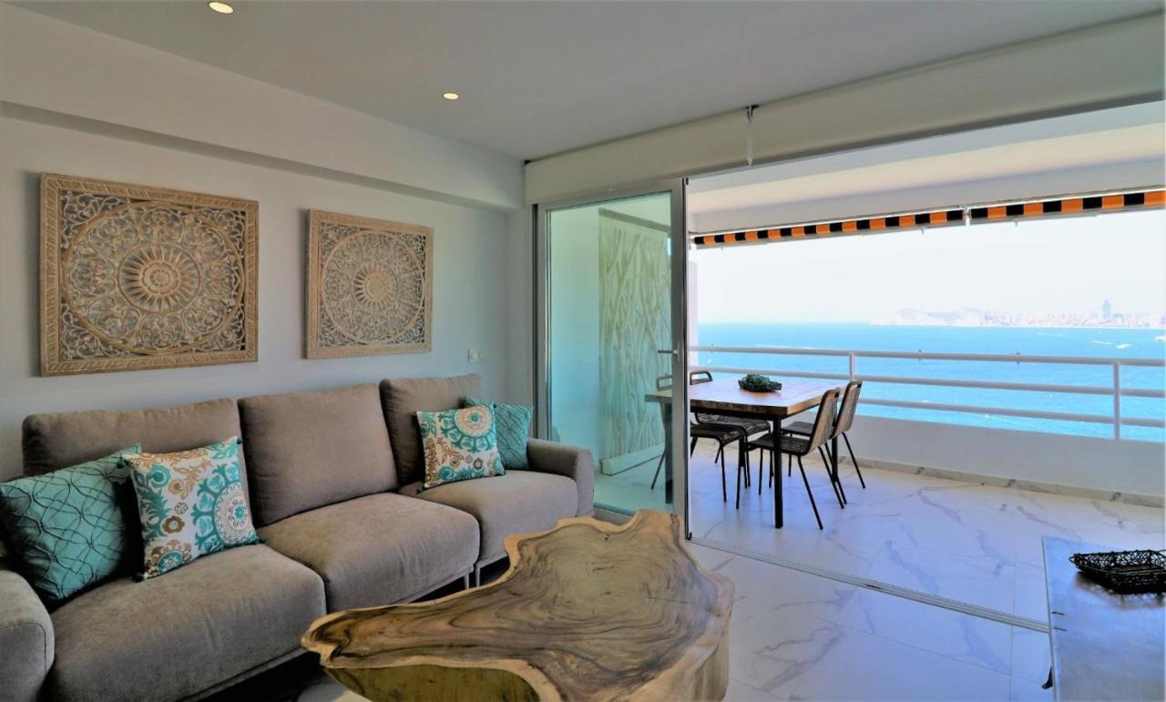 Luxurious 2-Bedroom Apt With Stunning Views, 1St Line On Levante Beach, Benidorm Dış mekan fotoğraf